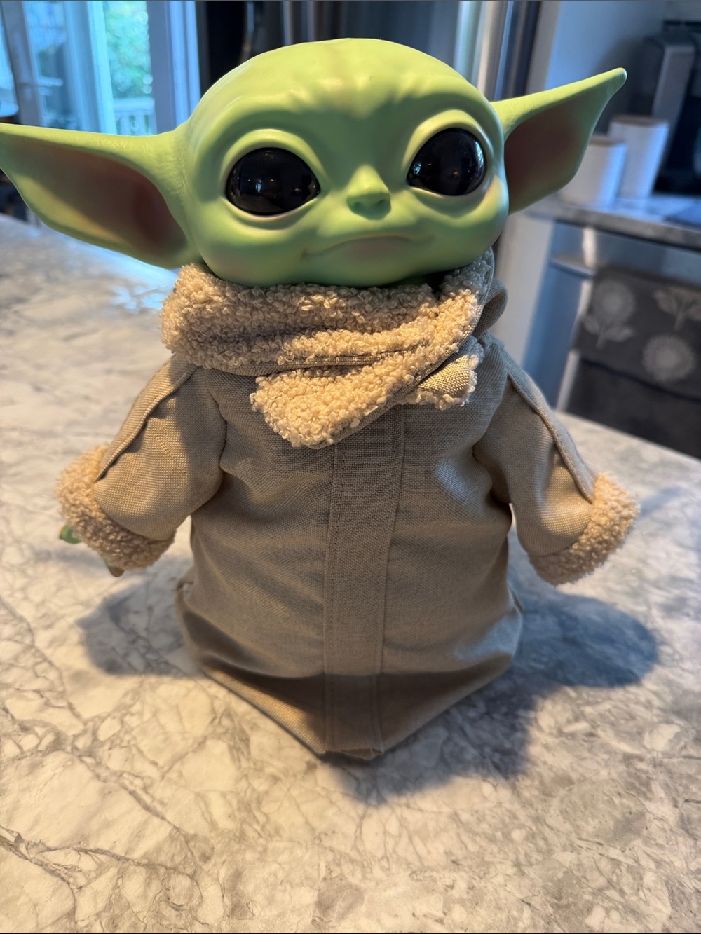 Mattel Star Wars The Madalorian Grogu Plush Baby Yoda in Green and Tan